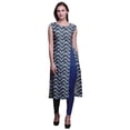 thumbnail image 1 of Bimba Robe Kurti Longue Imprimée Tunique Droite Robes pour Femmes Haut Indien, 1 of 6