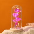 thumbnail image 4 of JHGoosa Valentine's Day Gift Light UP Rose Cartoon Bunny Decoration Glass Cover Ornaments Creative Luminous Glass Cover Ornaments, 4 of 8