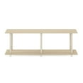 thumbnail image 3 of Pemberly Row Turn-N-Tube No Tools Modern Rectangle Side Table in Beige, 3 of 5