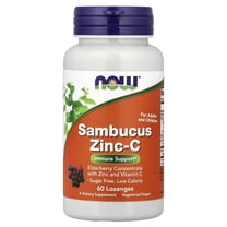 Now Foods Sambucus Zinc 60 Lozenge