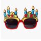 thumbnail image 1 of 2 piezas divertidas gafas de vela y gafas de sol accesorios de fiesta de Halloween JAMW Sencillez, 1 of 5