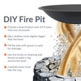 thumbnail image 3 of Sunnydaze Outdoor Replacement Steel Fire Pit Bowl with Spark Screen - Black - 23", 3 of 10