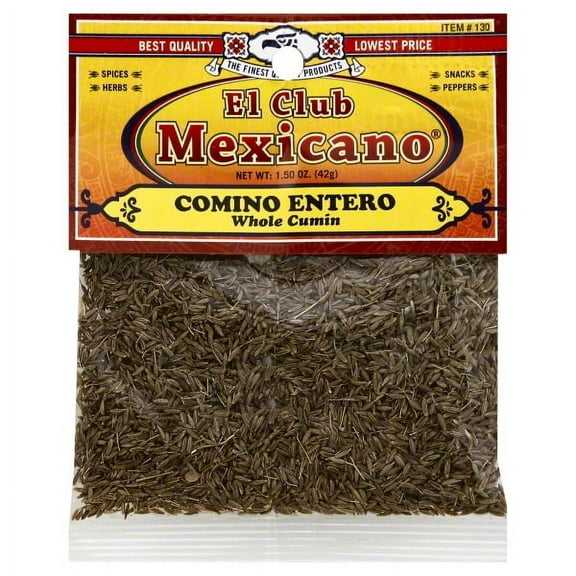 El Club Mexicano Whole Cumin Seeds, 3.5 oz