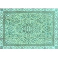 thumbnail image 1 of Ahgly Company Indoor Rectangle Abstract Light Blue Modern Area Rugs, 3' x 5', 1 of 4