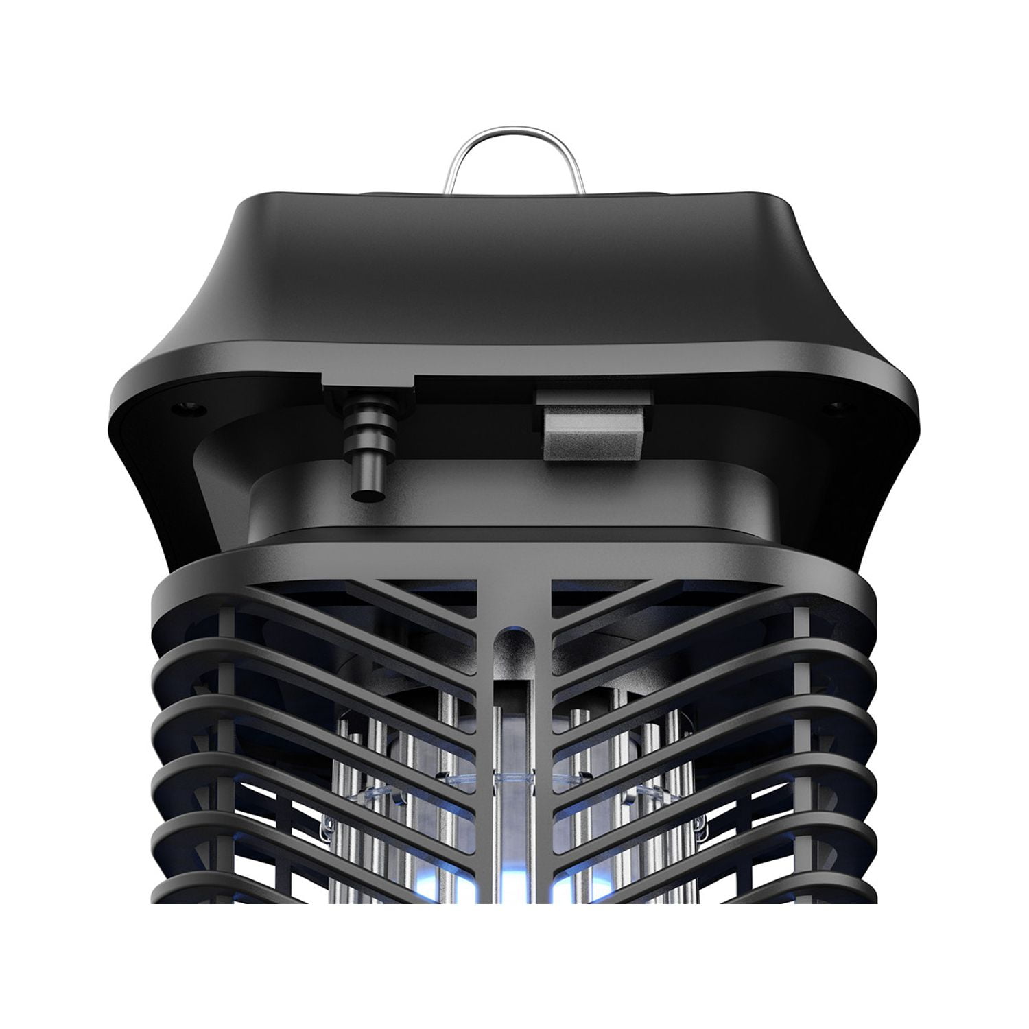 LINKPAL Backyard Waterproof Design Mosquitoes Electric Bug Zapper with Cleaning Brush, Black