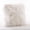 Ivory, variant on Saro Lifestyle Mongolian Shaggy Faux Fur Throw Pillow Oatmeal 18 X 18