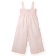 thumbnail image 3 of Hope & Henry Girls' Bow Front Wide Leg Jumpsuit | Pink Seersucker, 3 of 3