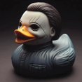 thumbnail image 3 of Pato de personaje de película de terror clásico, patos de película de terror de Halloween en 3D, figuras de terror hechas a mano, pato de Halloween, para adornos de escritorio para el hogar y el coche, 3 of 4