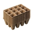 thumbnail image 1 of Seed Starter Tray Kit Peat Pots For Seedlings Packs Of 140 Cell Organic, 1 of 5