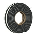 thumbnail image 4 of Duck Brand 3/8 in x 5/16 x 10 ft Black Foam Weatherstrip Seal, 2 pack, 4 of 9