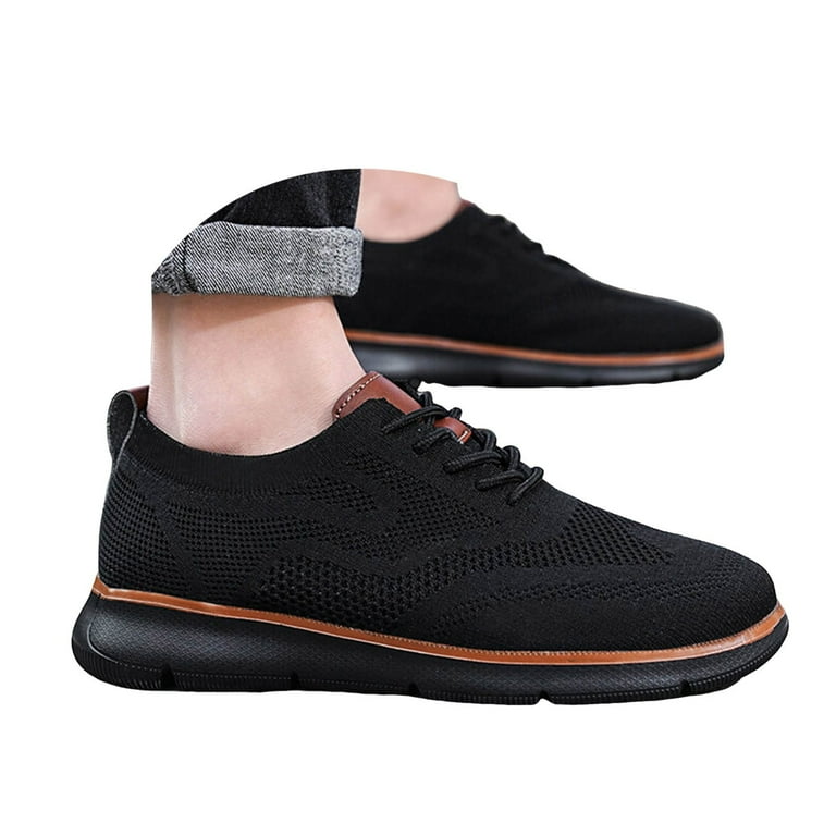 VMESZQFG Men's Slip on Walking Shoes Lightweight Breathable