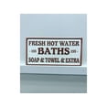 thumbnail image 1 of Fresh Water Bath Vintage Metal Wall Decor, 1 of 1