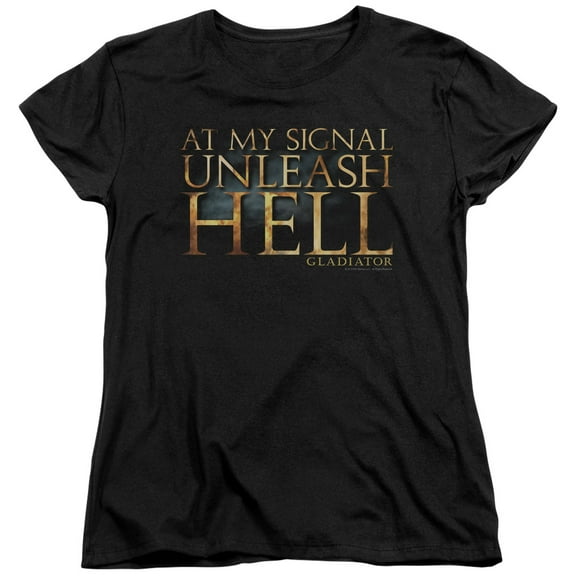 Gladiator Unleash Hell Women's T-Shirt Black