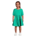 thumbnail image 2 of Wonder Nation Toddler Girl Tiered Dress, Sizes 12M-5T, 2 of 5
