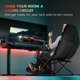 thumbnail image 2 of Pileta de simulador de carreras ARES WING plegable con asiento para PS5, 2 of 7