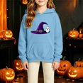 thumbnail image 2 of Weebloom Kids Halloween Hoodies For Boys Girls Cute Graphic Fleece Toddler Hoodie Pullover Tops With Pocket,Size 4-14 Y, 2 of 4