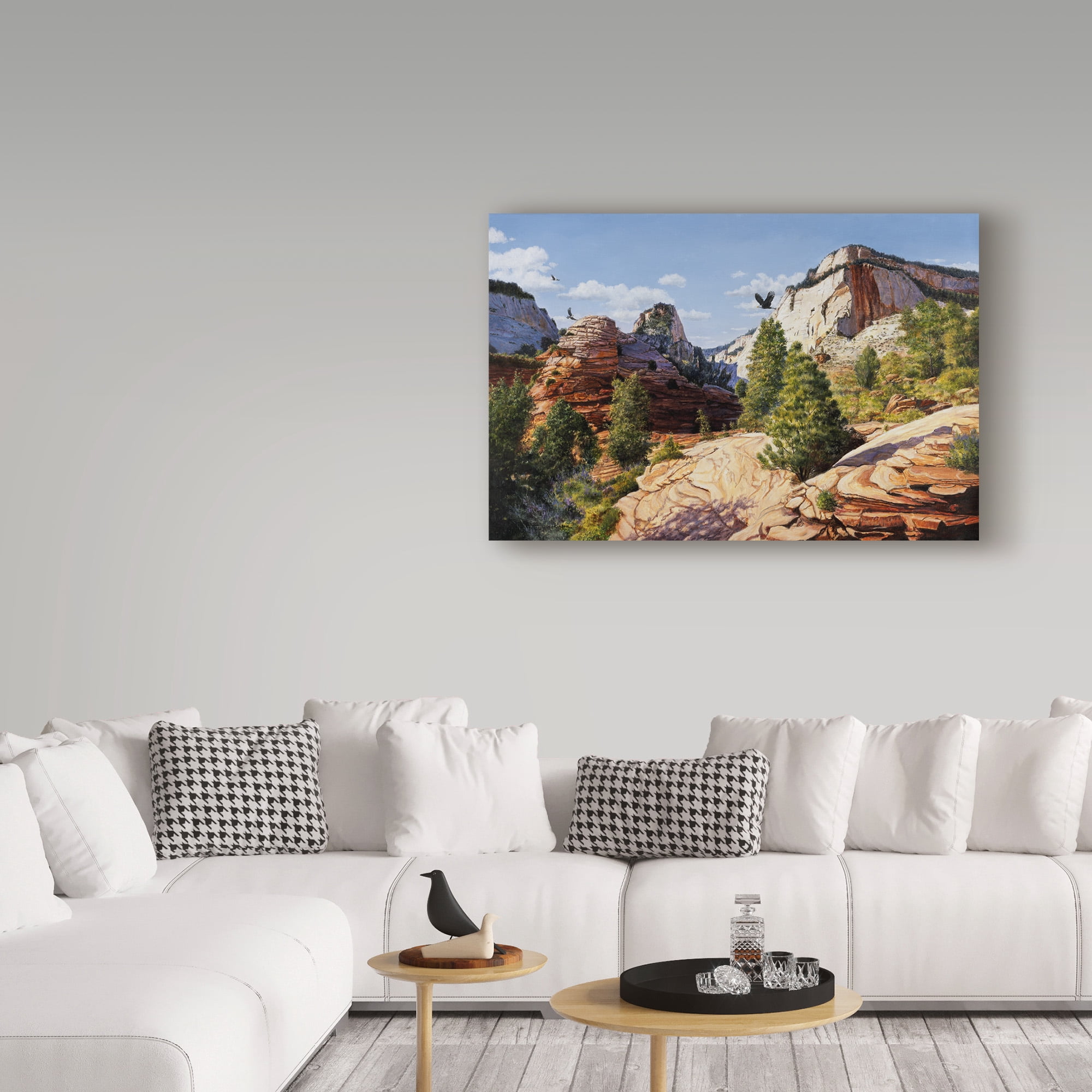 Trademark Fine Art 'Zion 2' Canvas Art by Bill Makinson