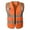Orange, variant on jovati Mens Safe Vest, High Visibility Protective Work Clothes, Outdoor Work Belt, Reflective Strip