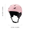 thumbnail image 4 of Cascos De Nieve Moldeados Integralmente, Almohadillas Extraíbles Para Los Oídos, Casco De Esquí Para Hombres Y Mujeres, 4 of 6