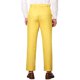thumbnail image 3 of Pantalones de traje clásicos de ajuste regular de cuadros para hombre Inspire Chic, con frente plano y cintura elástica, 36 Amarillo, 3 of 7