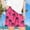 Red, variant on Get It Today Kiviey Shorts for Girls Casual Beach Hawaiian Shorts Loose Elastic Waisted Pockets Print Pants Size 5T-14Y