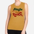 thumbnail image 2 of Jingle Bell Rockin' Women's Muscle Tank Large Antique Gold, 2 of 5