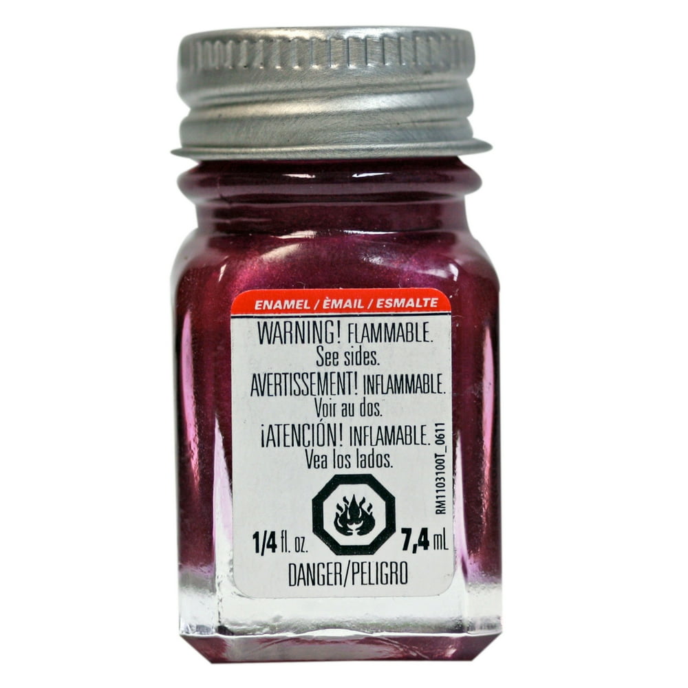 Testors Enamel Paint, .25 oz., Purple Metal Flake