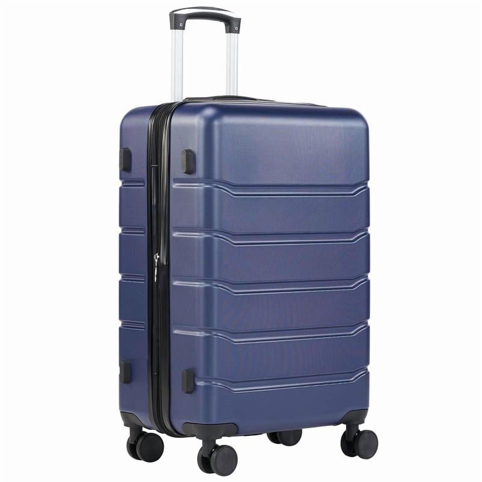 Luggage 20''/24''/28''Luggage, Hard Shell ABS Suitcase with Double Spinner Wheels, Lightweight Expandable Rolling Luggage with TSA Lock
