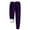 A-Purple, variant on QHFBli Mens Sherpa Lined Sweatpants Winter Warm Lined Sweatpants with Pockets Jogger Pants