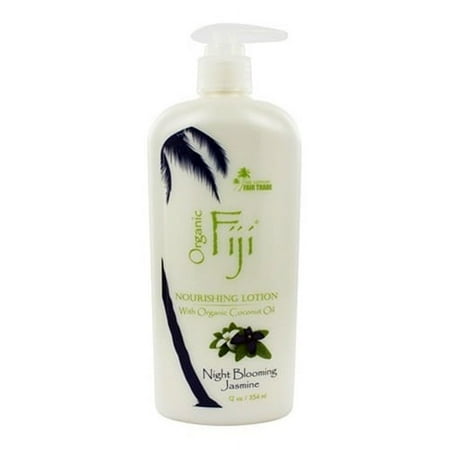 Organic Fiji Nourishing Lotion With Organic Coconut Night Blooming Jasmine, 12 Oz, 6 Pack