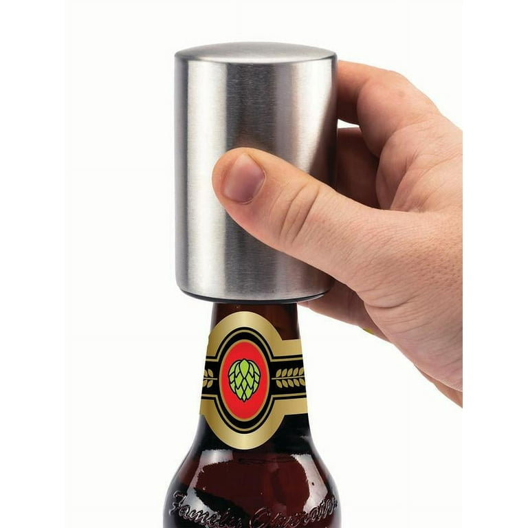 Jokari Magnetic Automatic One Handed Push Down Bottle Top Pop Opener for  Beer or Soda
