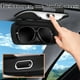 thumbnail image 5 of Parasol y funda para gafas de coche | Organizador multifuncional para coche con espacio para gafas de sol y porta billetes para conductores | Negro, gris, marrón y beige, 5 of 6