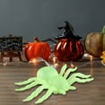 thumbnail image 5 of Matoen 2 Pcs Glow in The Dark Large Spiders Halloween Spider Decorations Fake Scary Spider for Indoor Outdoor Yard Lawn Wall Home Porch House, 5 of 9