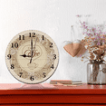 thumbnail image 6 of Eveokoki Rustic Kitchen Wall Clock Wooden Office Coffee Decor Wall Clocks 10 inches Silent Clocks for Kitchen/Office/Coffee Corner Coffee Bar Decoration, 6 of 8