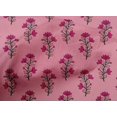 thumbnail image 4 of oneOone Cotton Cambric Fabric Leaves & Floral Block Print Fabric BTY 56 Inch Wide, 4 of 4