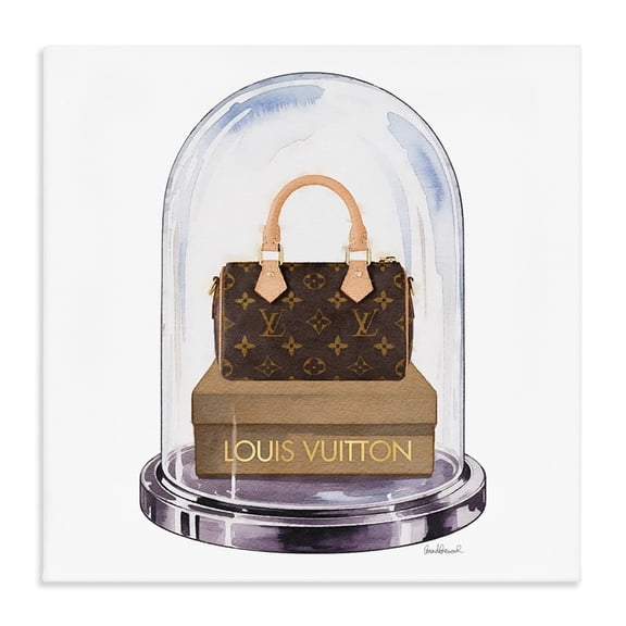 Stupell Industries Glam Purse Bell Jar Canvas Wall Art, design by Amanda Greenwood
