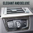 thumbnail image 2 of Headlamp Switch Trim, Protective Colorfast Car Headlight Switch Cover  For Decor Replacement For 3 Series F30 F34, 2 of 8