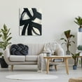 thumbnail image 2 of Stupell Industries Dynamic Modern Black Paint Strokes Bold Abstract Painting Gallery Wrapped Canvas Print Wall Art, Design by Susan Jill, 2 of 6