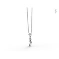 thumbnail image 2 of 925 Sterling Silver Cursive Letter Z Initial Chain Alphabet Women Valentines Day Gifts Necklace, 2 of 4