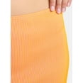thumbnail image 4 of No Boundaries Ribbed Mini Swim Skirt Coverup, Women's, 4 of 5