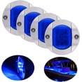 thumbnail image 1 of 4 Pack LED Boat Light 12V Round Marine Lamp LED Transom Mount Light for Boat Dec, 1 of 5