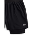 thumbnail image 3 of Athletic Works Boys 2-in-1 Training Shorts with Compression Liner, Sizes 4-18, 3 of 3