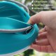 thumbnail image 2 of Camping Kettle 1l Cook Pot BPA Free Plegable Acero Inoxidable Bottomal Regalo para Un Picnic, 2 of 9