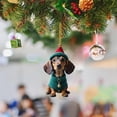 thumbnail image 3 of 3D Dog Pendant Decorative Hanging Ornaments for Tree Car Backpacks Acrylic Puppy Pendants Halloween Christmas Decoration Gifts, 3 of 6