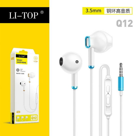 Wired Headphones in-Ear Earphones Corded with Microphone for Sport or Music,with 3.5mm Plug