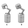thumbnail image 4 of 720 degrees Rotating Water Tap Kitchen Laundry Room Adjustable Splash Proof Metal Water Faucet Type 1, 4 of 9