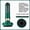 12-level charging pulse black stone heating pressure-relief model (green), variant on Deluxe Cordless Fascia Release Scraper, 3-in-1 Handheld Muscle Tool with Heat & Vibration, Luxury Physical Wellness Gift for Parents and Partners, Premium Matte Finish