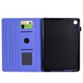 thumbnail image 4 of Case for Samsung Galaxy Tab A9 Plus 11.0" 2023 SM-X210/SM-X215/SM-X216, Fiber Texture PU Leather Folio Stand Cover Flip Tablet Case with Credit Card Slot & Auto Wake/Sleep & Magnetic Clasp, Purple, 4 of 6
