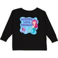 thumbnail image 3 of Inktastic Mommy's Little Mermaid Girls Long Sleeve Toddler T-Shirt, 3 of 5