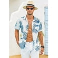 thumbnail image 7 of HAOMEILI Hawaiian Shirt for Men Short Sleeve Button Down Shirt Men Casual Summer Tropical Beach Aloha Shirts for Men Hawaii Party, 7 of 7